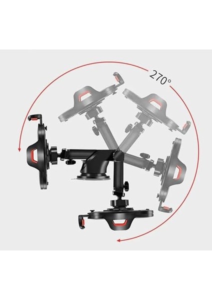 Araç Içi Torpido Üzeri 360° Dönebilen Tasarım Profesyonel Araç Içi Telefon Tutucu Vantuzlu Model iPhone Uyumlu Kullanımı Kolay Güçlü Tutucu Samsung Uyumlu Xiaomi Uyumlu Y12-G2 (Y12-G2) indirimleri