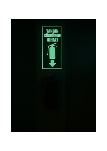 Fosforlu Yangın Söndürme Cihazı Levhası Bant Hediyeli fırsatları
