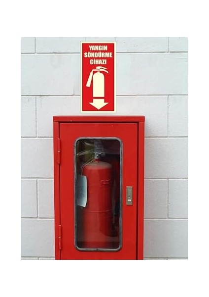 Fosforlu Yangın Söndürme Cihazı Levhası Bant Hediyeli indirimleri