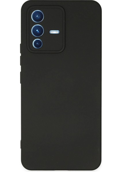 Vivo V23 5g Kılıf Nano Içi Kadife Silikon - SIYAH-(5796) - N870J979-M60870