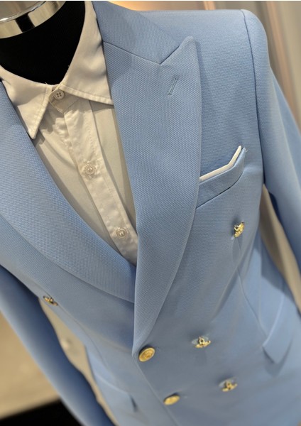 Erkek Kruvaze Slim Fit Takım Elbise fiyatları