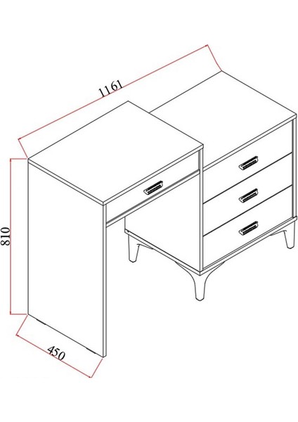 Sardes Makyaj Masası Beyaz fırsatları