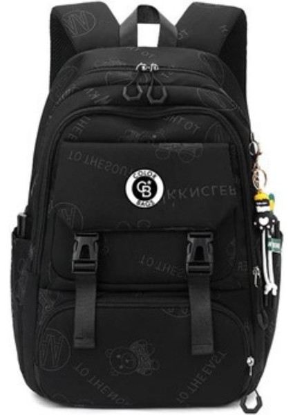 Siyah Erkek Okul Sırt Çantası – Ilköğretim ve Lise Öğrencileri Için, Çok Gözlü, Kaliteli Kumaş fırsatları