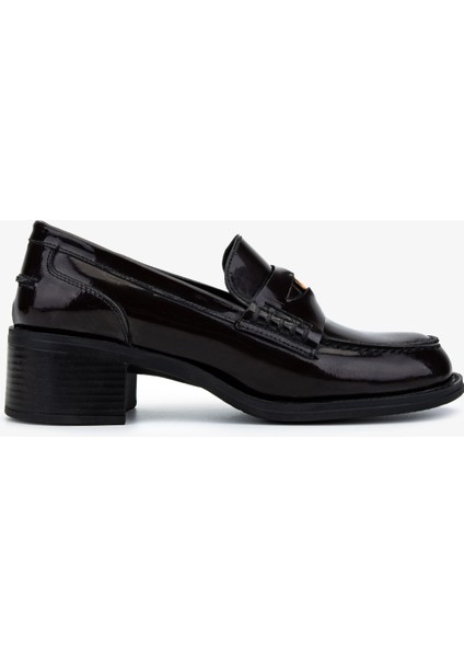 Kadın Hakiki Deri Bordo Loafer Ayakkabı 294 13293 Bn Ayk SK25-26 Bordo Acma