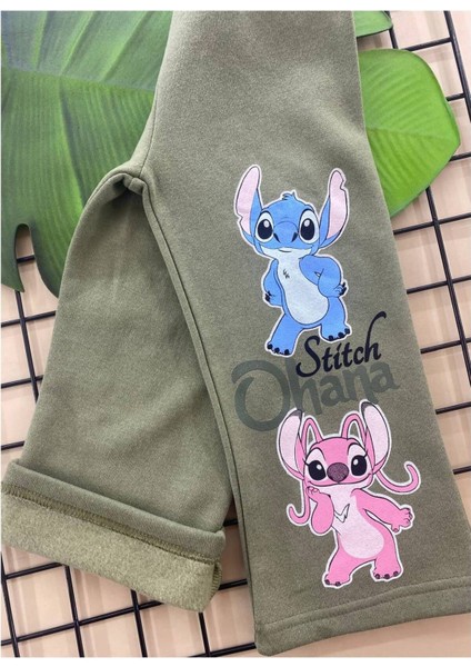 Kız Baskılı 4-10 Yaş 3 Ip Kapşonlu Eşofman Takım