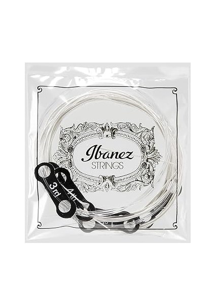 6 Telli Normal Gerginlik Için Tel Seti - .0280/.0322/.0403/.029/.035/.043 Şeffaf Naylon/gümüş Kaplama Sargı (ICLS6NT) modelleri