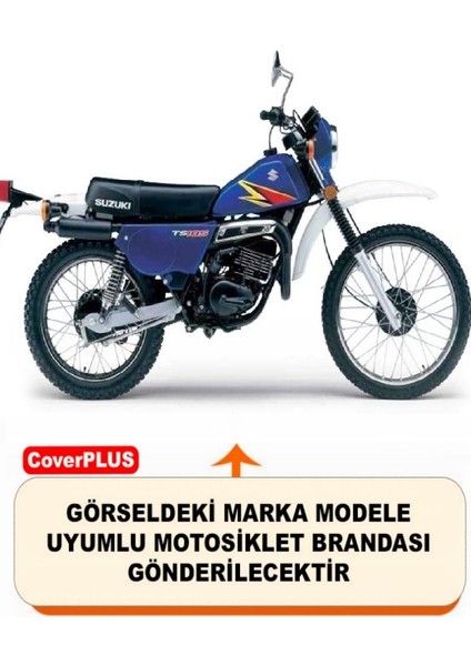 Suzuki Ts 185 Branda (Arka Çanta Uyumlu) Motosiket Brandası (Siyah Renk) Motor Örtüsü Çadır Su Geçirmez Motosiklet Kılıfı Motor Brandası fiyatları