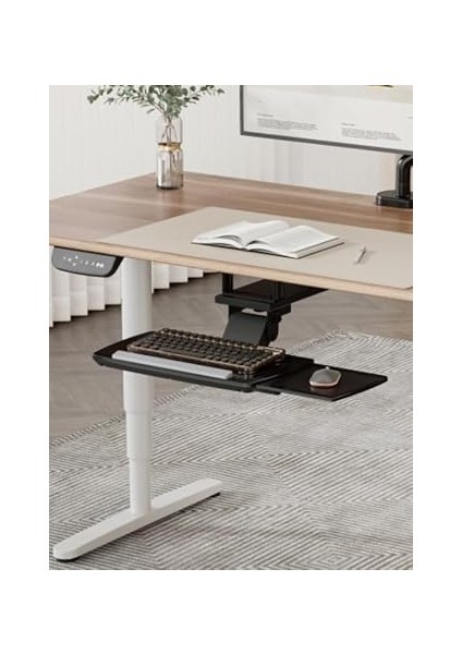 Masa Altı Çekilebilir Ayarlanabilir Klavye Rafı modelleri