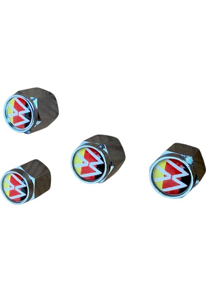 Logolu Metal Sarı Siyah Renk 4 Adet Sibop Kapak fiyatları