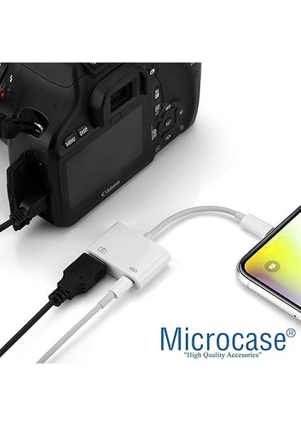 USB 3.0 iPhone iPad Lightning Şarj ve Kamera Adaptörü PD30 - AL4115 modelleri
