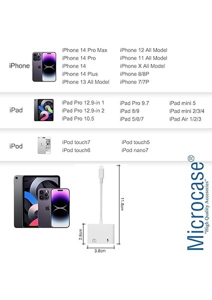 USB 3.0 iPhone iPad Lightning Şarj ve Kamera Adaptörü PD30 - AL4115 indirimleri