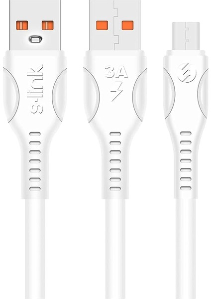 SL-X241 3A Micro USB Güvenli Hızlı Data + Sarj Kablosu