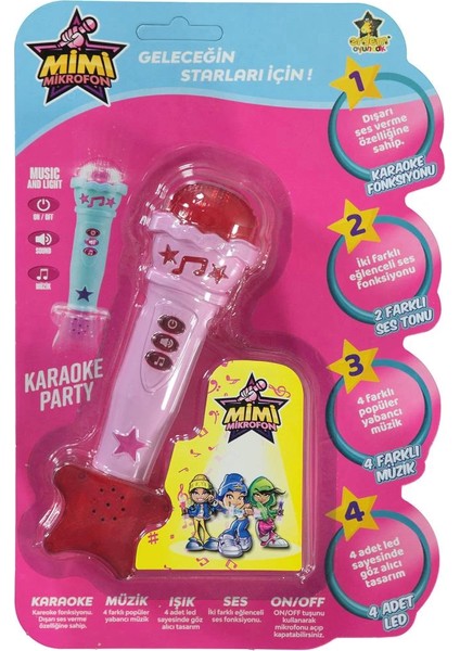 Bfs Erdem Mikrofon Işıklı Müzikli ER-106 fırsatları