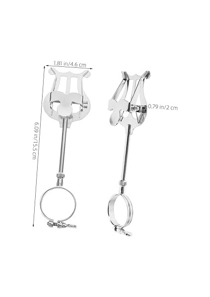 1pc Müzik Aletleri Için Pratik Klipsli Nota Tutucu Dayanıklı Taşınabilir Gümüş Renk Klarnet ve Enstrümanları Için Uygun Müzik Notası Rafı fiyatları