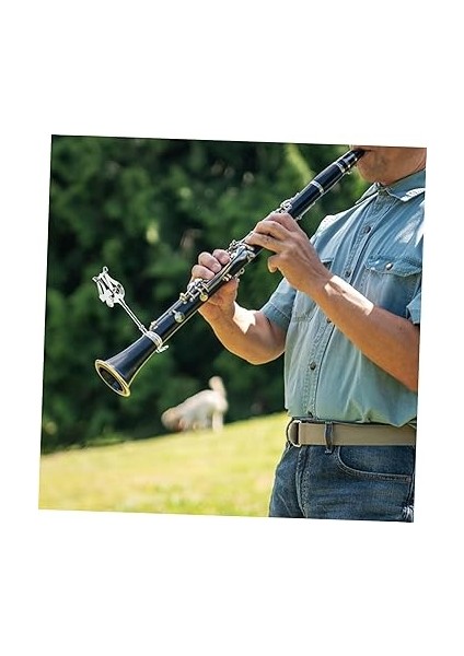 1pc Müzik Aletleri Için Pratik Klipsli Nota Tutucu Dayanıklı Taşınabilir Gümüş Renk Klarnet ve Enstrümanları Için Uygun Müzik Notası Rafı fırsatları