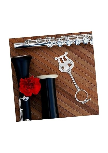 1pc Müzik Aletleri Için Pratik Klipsli Nota Tutucu Dayanıklı Taşınabilir Gümüş Renk Klarnet ve Enstrümanları Için Uygun Müzik Notası Rafı indirimleri