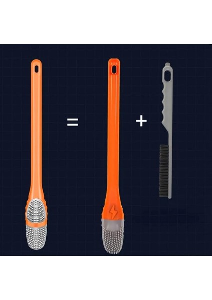 Silikon Tuvalet Klozet Detay Temizleme ve Ince Detay Fırçası 2'li Set modelleri