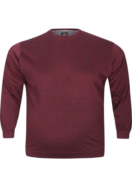 Büyük Beden Erkek Pamuklu Triko Sweat