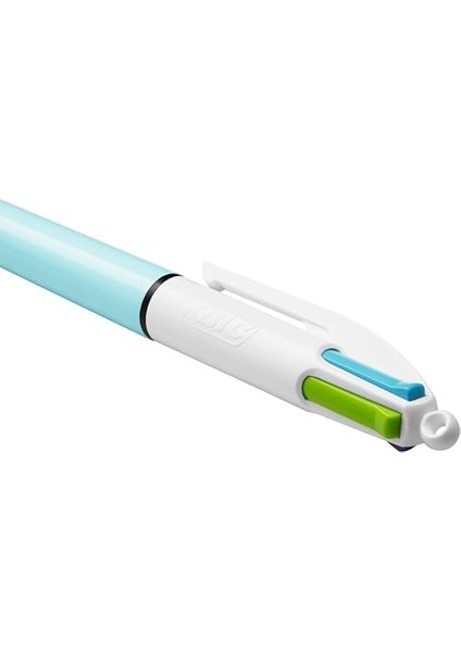 4 Colours Fun Tükenmez, 12'li Kutu, 1.0mm Uç, Tek Pembe, Mor, Turkuaz ve Açık Yeşil Renkler modelleri