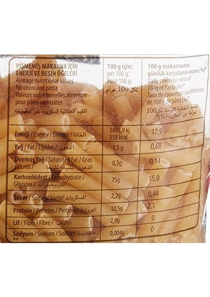 Oba Makarna Classic Ince Kesme (Uzun) 500G Tekli Paket modelleri