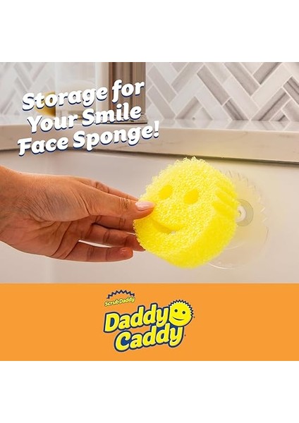 Daddy Caddy Sünger Tutucu - Mutfak Lavabosu Düzenleyici, Scrub Daddy/mommy Temizleme Süngeri ve Mutfak Süngeri Için - Lavabo, Banyo, Hizmet Odası Için Hızlı Kuruyan Tutucu fiyatları