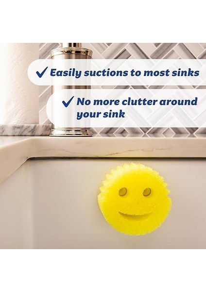 Daddy Caddy Sünger Tutucu - Mutfak Lavabosu Düzenleyici, Scrub Daddy/mommy Temizleme Süngeri ve Mutfak Süngeri Için - Lavabo, Banyo, Hizmet Odası Için Hızlı Kuruyan Tutucu indirimleri