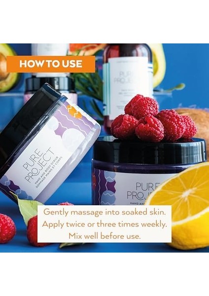 Pure Project - El, Ayak ve Vücut Peelingi, 400GR, Kir ve Ölü Derileri Atar, Cildi Arındırır, Scrub, Parfüm Içermez