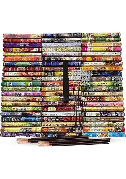 Aromalı 6'lı Tütsü Seti 6X20 (120 Çubuk), Yüksek Kaliteli Tütsü, 45 Dakika Yanma Süresi, Popüler Tütsüler fırsatları