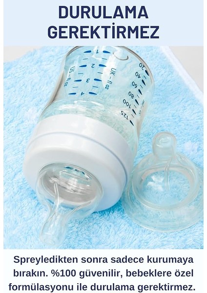 Antibakteriyel Bebek Çocuk Oyun Alanı Oyuncak Alkolsüz Hassas Yüzey Temizleyici Dezenfektan Sprey 1l fırsatları