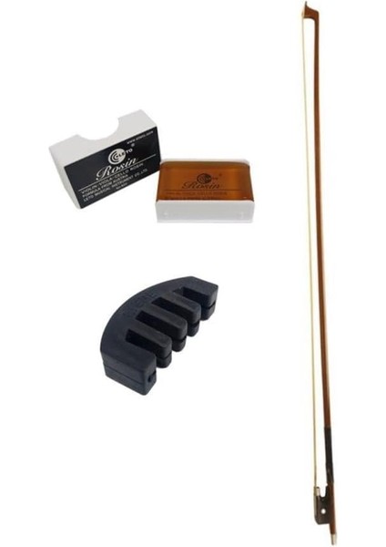 Ky-24 Çocuk Kemanı Yayı 1/2 Boy Için (Reçine ve Susturucu Hediye)