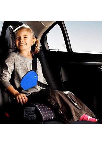 Bundera Plus Çocuk Emniyet Kemeri Düzenleyici Oto Emniyet Kemeri Tutucu Emniyet Kemer Tutucu Kılıf (Pembe) fırsatları