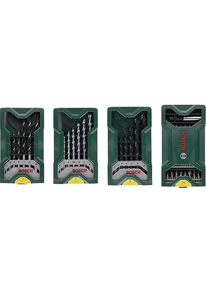 Professional Accessories X-Line Mini 3+1 Set Ahşap Taş Metal Matkap Ucu 2607017071 fırsatları