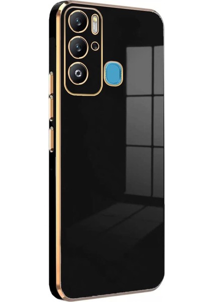 Tecno Pova Neo Için Kılıf Olive Plated Siyah [pova Neo ile Uyumlu Kılıf - Siyah]