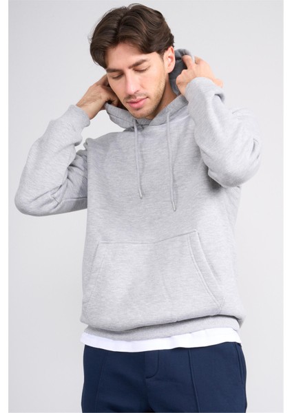 Çetinkaya Mentality 3035 3 Ip Kapşonlu Grimelanj Sweatshirt fiyatları