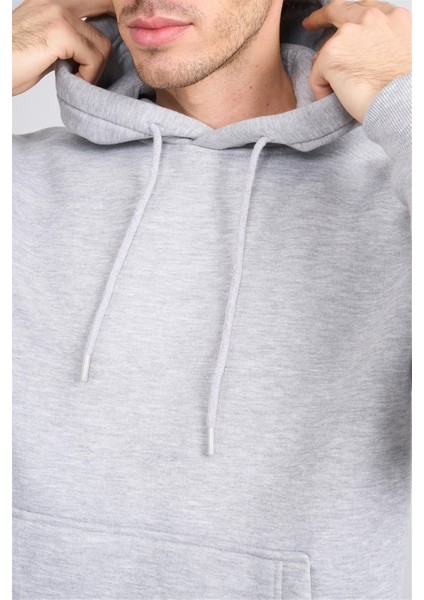 Çetinkaya Mentality 3035 3 Ip Kapşonlu Grimelanj Sweatshirt fırsatları