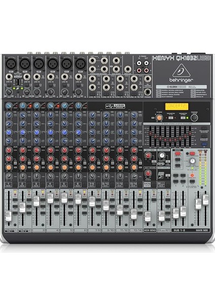 QX1832USB 18 Kanal Efektli Mikser