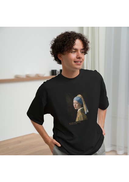 Inci Küpeli Kız Tişört - Siyah modelleri