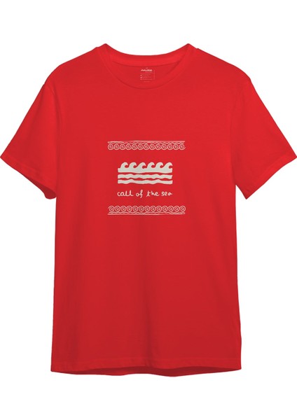Call Of The Sea Tişört - Kırmızı