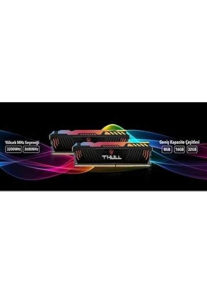 Apex 16GB Kıts (2X8GB) 3600MHZ CL19 1.35V Rgb Heatsınk Ddr4 Ram THL-PCAPX28800D4-16G-B fırsatları