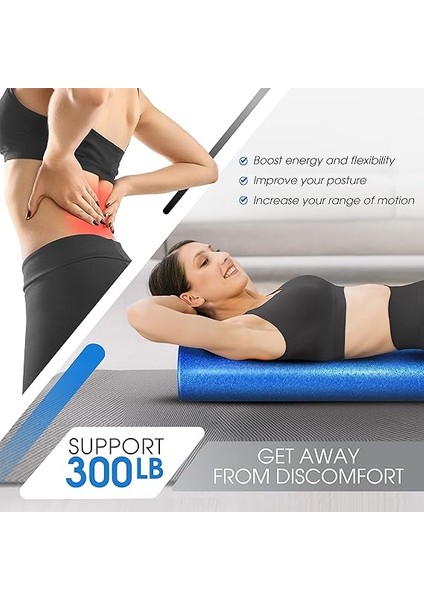- Inch, Blue) - YES4ALL Epp Exercise Foam Roller - Extra Firm High Density Foam Roller - Best For Flexibility And Rehab Exercises (90CM, Blue) fırsatları