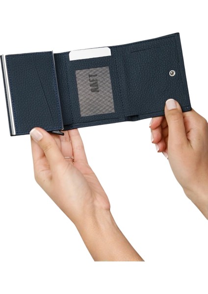 Hakiki Deri Erkek Mekanizmalı Cüzdan | Retro 2660 fiyatları