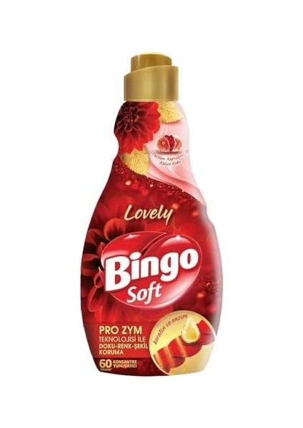 Bingo Soft Konsantre Çamaşır Yumuşatıcısı, Lovely, 1440 ml modelleri