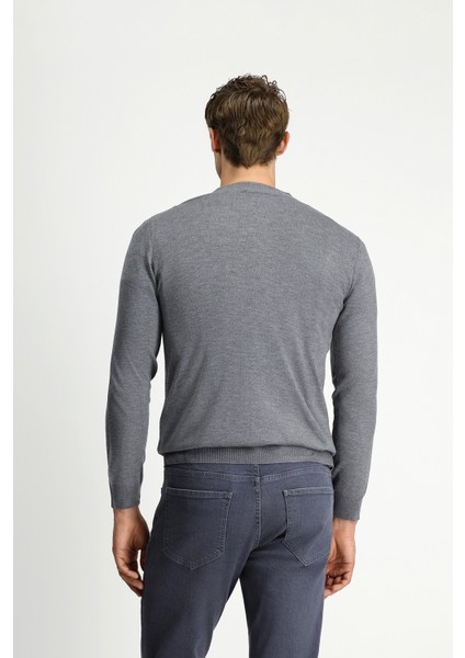 Regular Fit Yarım Balıkçı Yaka Fermuarlı Trıko Kazak indirimleri