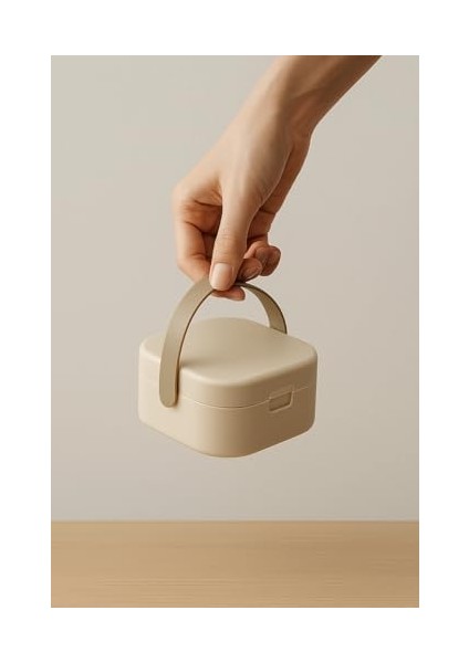 Suwors Taşınabilir Takı ve Makyaj Organizeri – Aynalı, 4 Bölmeli, Çanta Boy (9X9X3,7 Cm) | Seyahat Dostu, Kompakt ve Şık Tasarım fiyatları