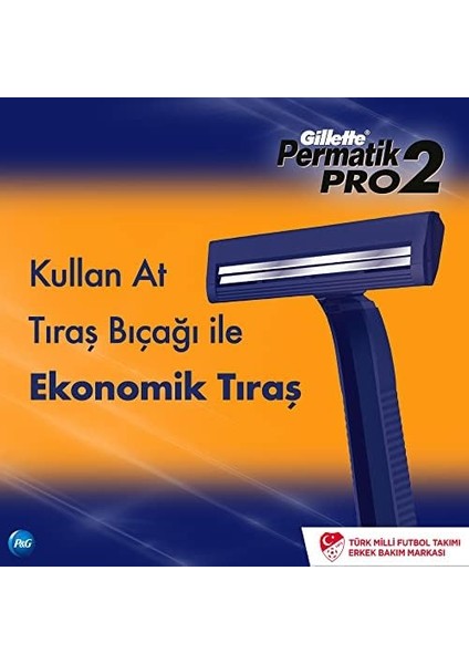Gillette Permatik Pro2 Kullan At Erkek Tıraş Bıçağı 10 Adet modelleri