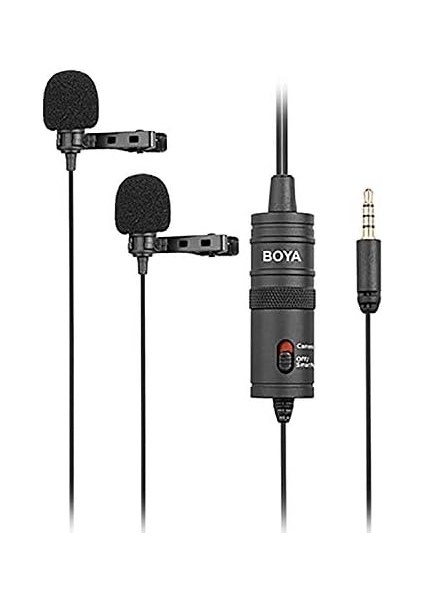 BY-M1DM Çok Yönlü Ikili Mikrofonu, Siyah fiyatları