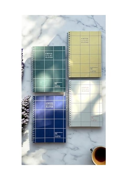 Tanıtım 4 Aylık Spiralli Tarihsiz Ders Çalışma Planlayıcısı, A5 Boyutu (Sarı) fiyatları