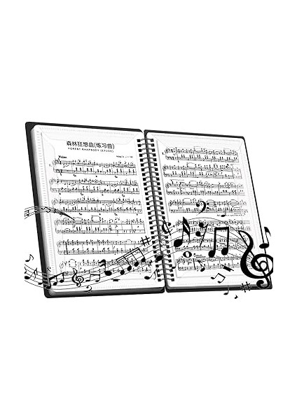 Nota Klasörü A4, Müzik Dosyaları Için Klasör, Müzik Klasörü, Müzik Sayfası Koro Dosyası, Piyano Için Nota Klasörü, Nota Defteri, Kelepçeli Bağlayıcı Saklama, 60 Cepli, Akıllı, Nota Kağıdı Tutucu, Nota Klasörü indirimleri