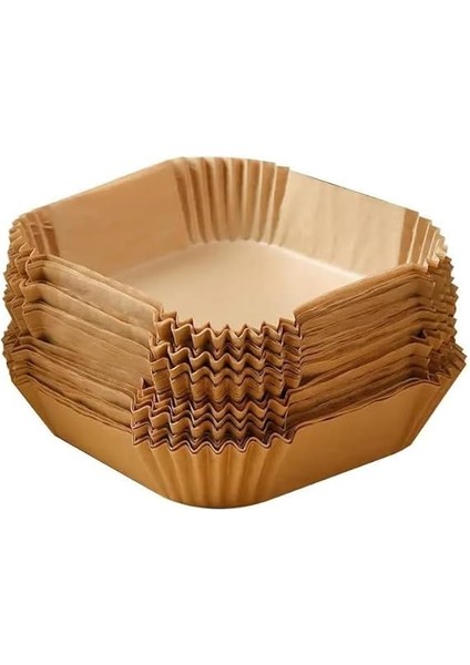 Airfryer Pişirme Kağıdı, Fritöz Yağlı Kağıdı,pişirme Kağıdı, Yanmaz Kağıt Xl 50 Adet Büyük (Kare) fiyatları