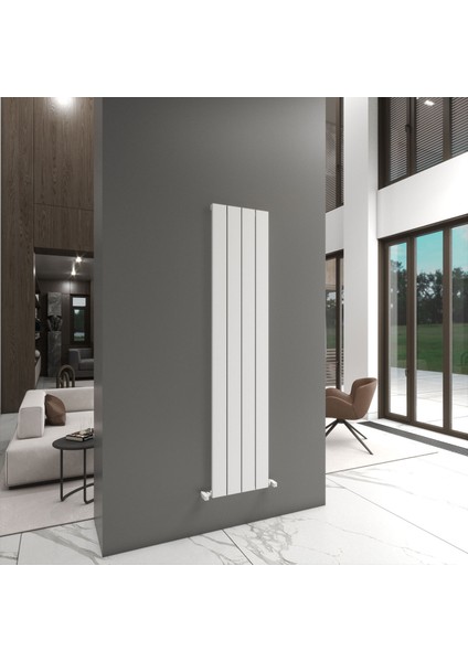 Angers Double Alüminyum Radyatör 180X29,5CM Beyaz